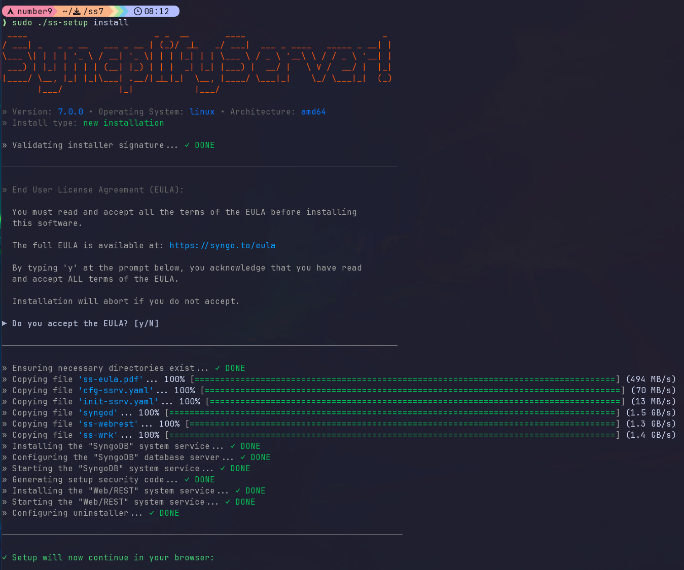 CLI install on Linux